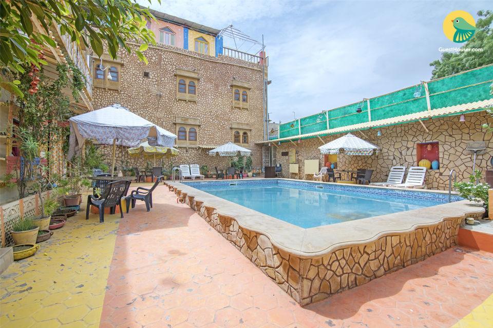 Heritage With A Pool In Jaisalimer, By Guesthousxer 44130 * Jaisalmer